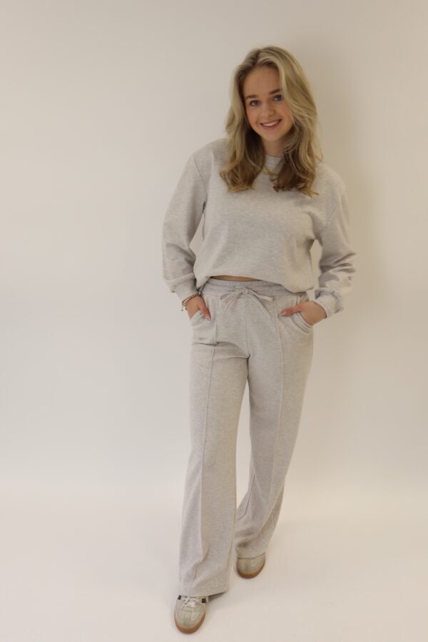 Myrthe Two Piece Set Light Grey - Afbeelding 4