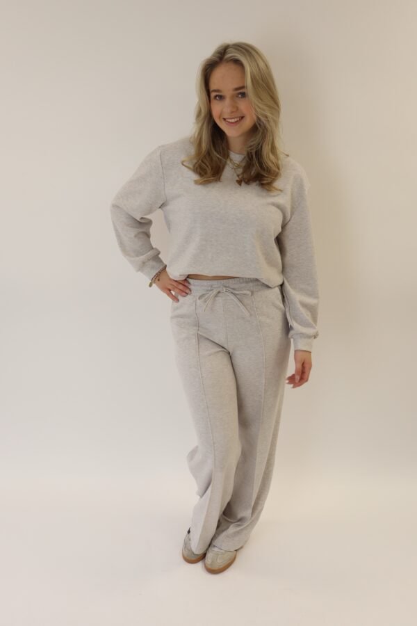 Myrthe Two Piece Set Light Grey