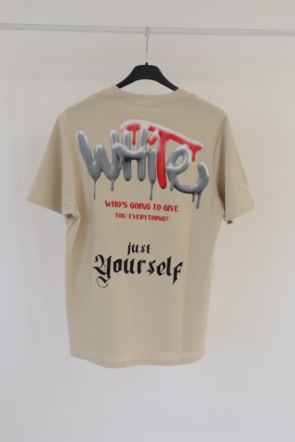 T - Shirt Yourself Beige - Afbeelding 2
